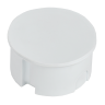 Коробка распаячная IEK КМ41004 d80x40мм для твердых стен (с крышкой) - UKT01-080-040-000